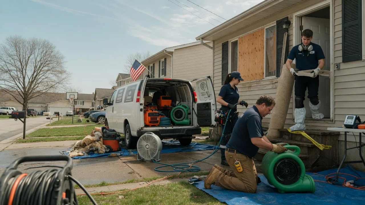 Water Damage Restoration in Wisconsin Dells, WI near me